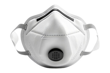 White Respirator Mask with Valve
