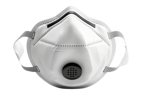 White Respirator Mask with Valve