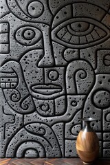  repeating shapes in neutral tones