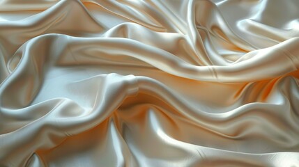 Fototapeta premium Bridal Bliss: Ivory Silk Fabrics for Sensational Drapery