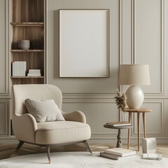 modern minimalist living room with cozy furniture

