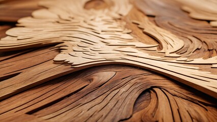 Fototapeta premium Sustainable Wood Grain Textures for Green Design Elements