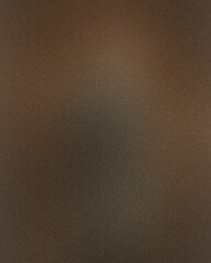 Abstract Grainy gradient background with soft noise texture, dark brown to a lighter brown hue, wallpaper cover header