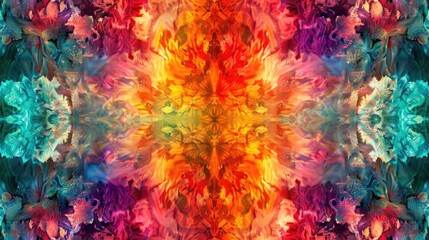 Abstract multicolored kaleidoscope texture a stunning photo background of beauty and strangeness