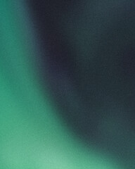Green and dark blue gradient background with a grainy, abstract texture noise effect, digital background with sprayed effect