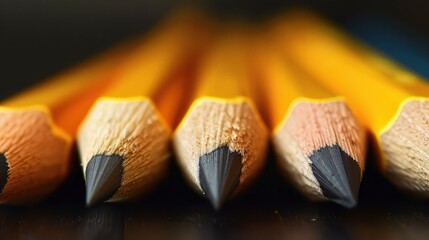 Obraz premium pencils background, generative ai