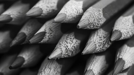 Fototapeta premium pencils background, generative ai