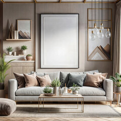 Living room interior design 
