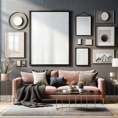 Living room interior design 