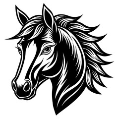 horse head silhouette