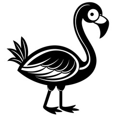 illustration of a flamingo