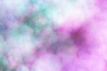 Smoke Ethereal Pastel Dreamscape background with Soft Focus Blend of Pink, Purple, and Turquoise Hues for Calming Backgrounds