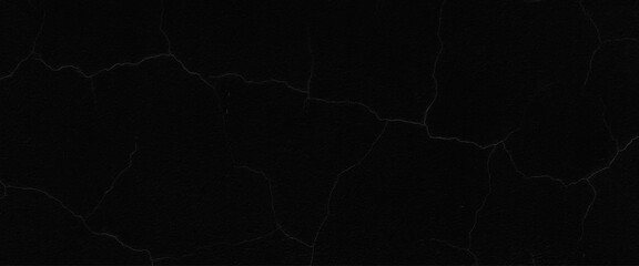 Vector grunge black crack granite black marble dark background.