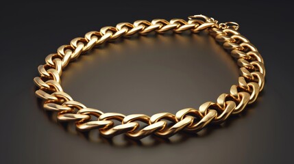 Obraz premium Gold chain and a military man in a grunge style for hip hop music cover