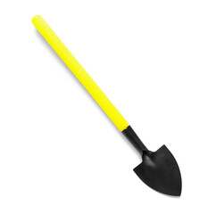 Shovel on white background. Gardening tools