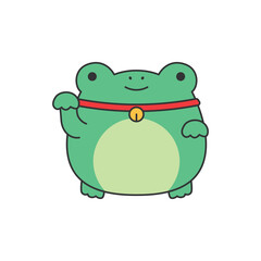 Cute frog illustration