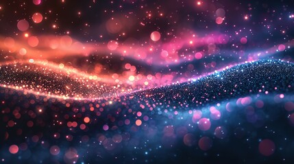 Fototapeta premium Cosmic Mosaic: Vibrant Geometry in Modern Abstracts