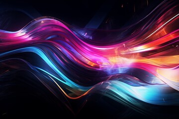 Vibrant Abstract Geometry with Purple and Blue Hues