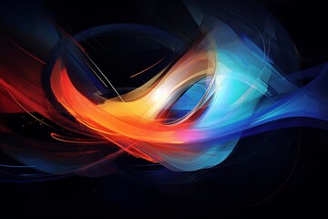 Vibrant Abstract Geometry with Purple and Blue Hues