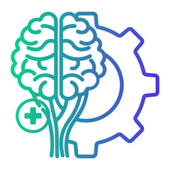 Fototapeta premium cognitive icon
