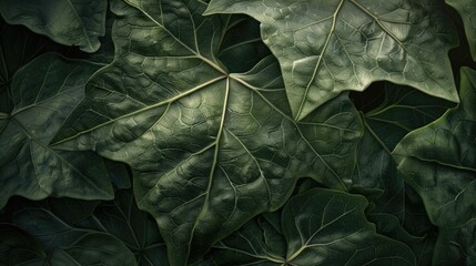 Close up Image of Ivy Leaf