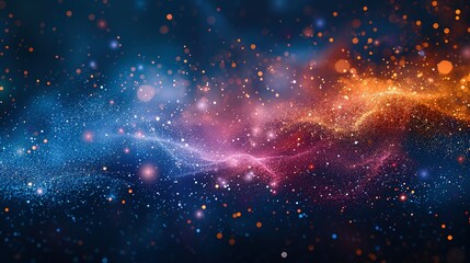 Obraz premium Aurora Abstracta: Dynamic Patterns in Contemporary Art