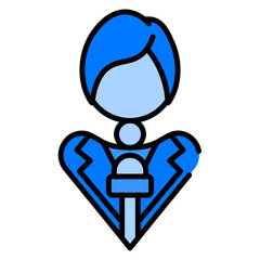 Reporter Avatar Blue Filled