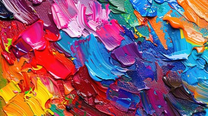 Background of abstract oil paint colors