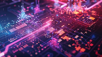 Fototapeta premium Silhouette of a person standing in front of a digital globe for technology or global network themed designs