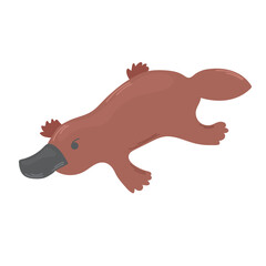 Platypus icon clipart avatar logotype isolated vector illustration