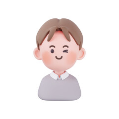 2030대 남녀 캐릭터 두상 3D아이콘