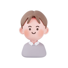 2030대 남녀 캐릭터 두상 3D아이콘