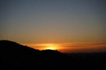 Sunset on Desert Mountain
