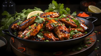 grilled chicken wings