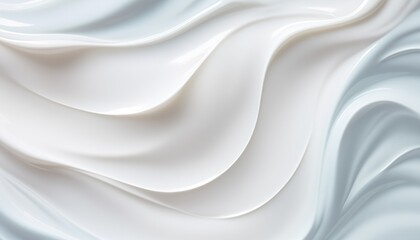 Obraz premium white silk wave background
