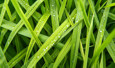 Rice, grains, and vegetables grown by farmers in the fields