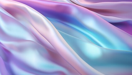 Obraz premium holographic purple satin background