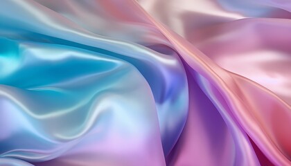 Obraz premium holographic purple satin background