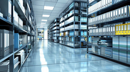Document management reduces the need for physical file storage.