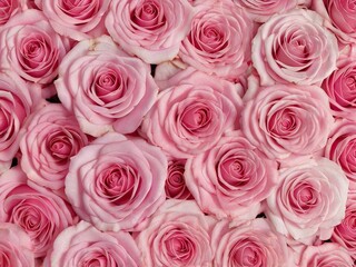 Fototapeta premium Beautiful background of roses, for presentations.