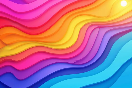 A company hosting a virtual Pride event with interactive activities and performances, Engaging, Bright colors, Digital art, Online celebration