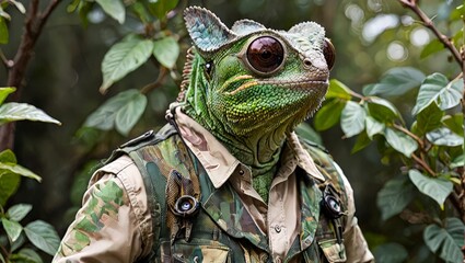 Camouflage Chameleon