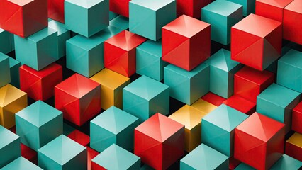 Obraz premium shapes, Generative AI, 