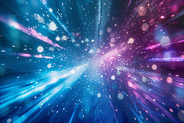 Emitting lines and data, Internet technology big data background