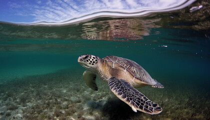 Obraz premium 海亀