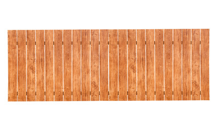 wooden fence isolated on transparent background.