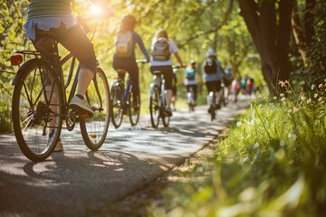 Pedaling for the Planet: Biking to Environmental Awareness Event