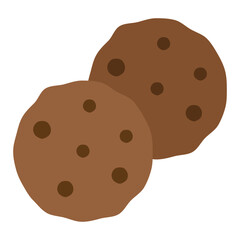 chocolate chip cookies icon 