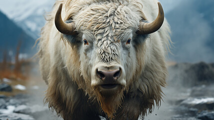 a white bison