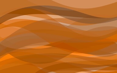 Abstract image of orange gradations with transparency effect